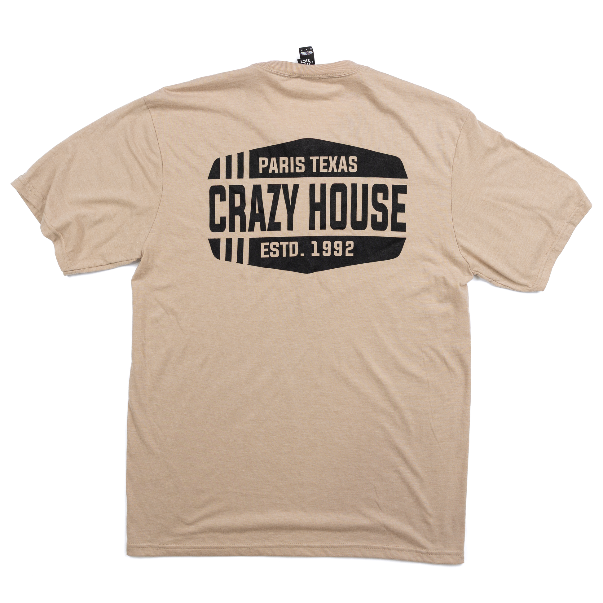 Crazy House Tan 3 Lines T-shirt
