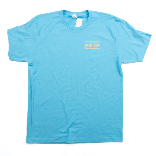 Crazy House Blue Billboard T-shirt