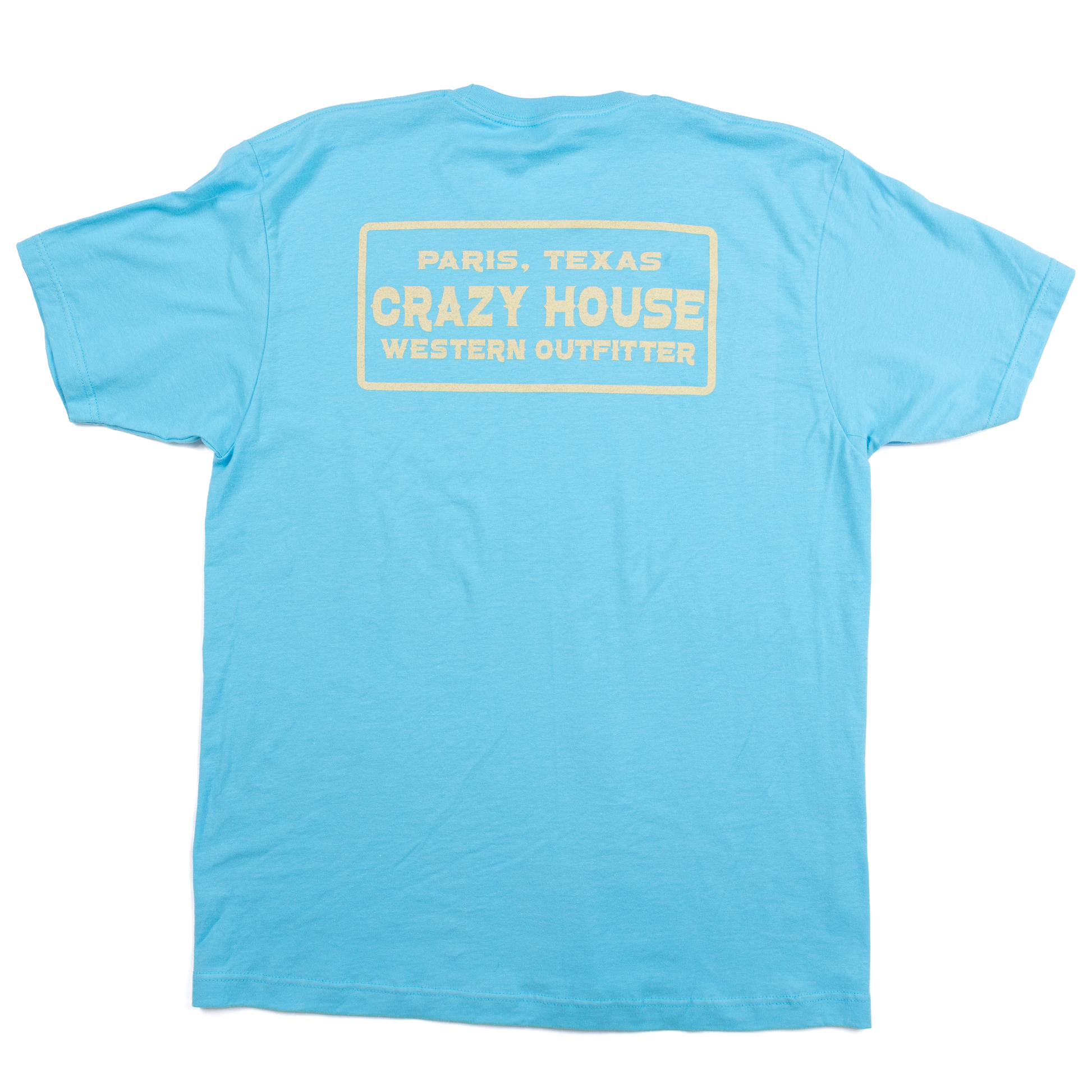 Crazy House Blue Billboard T-shirt
