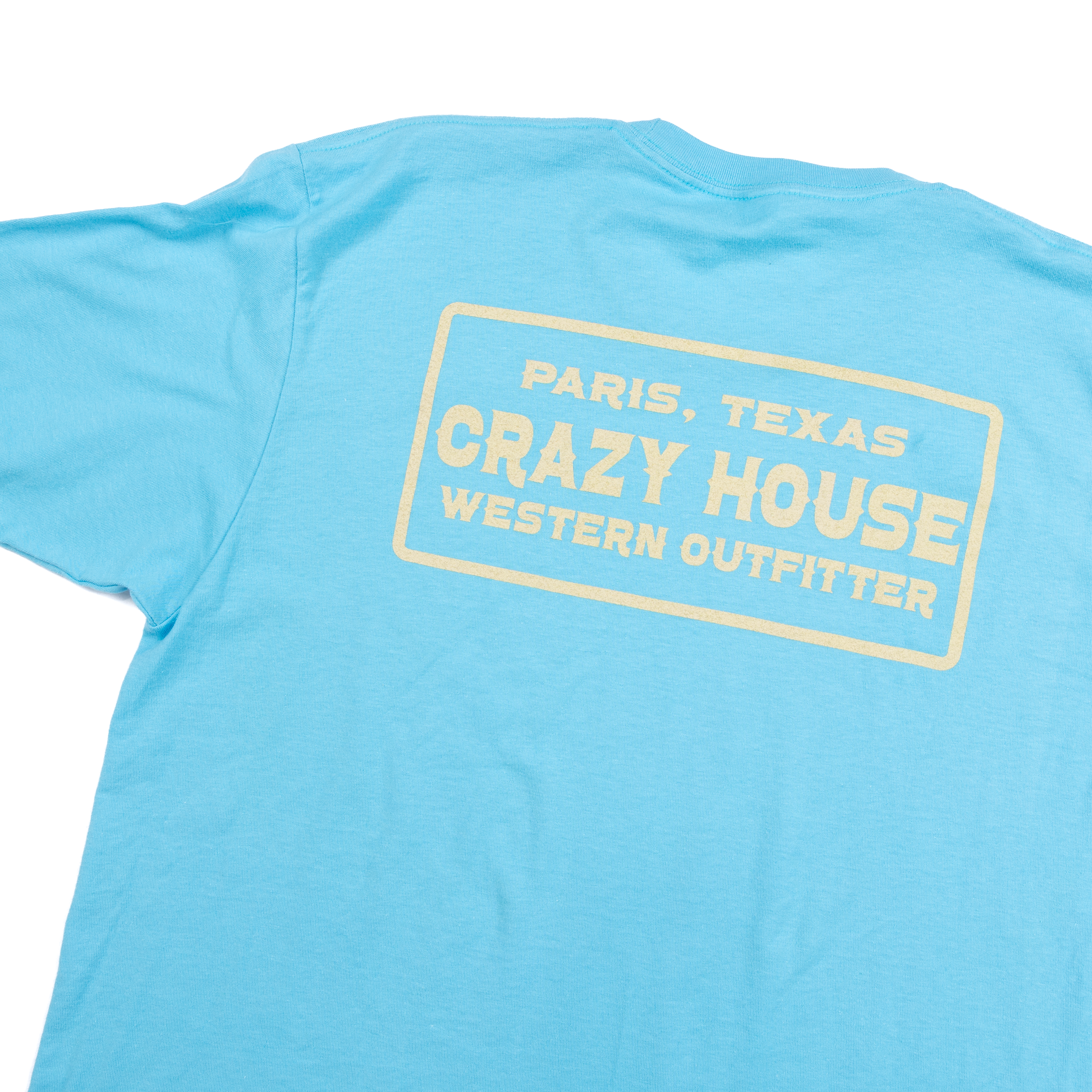 Crazy House Blue Billboard T-shirt