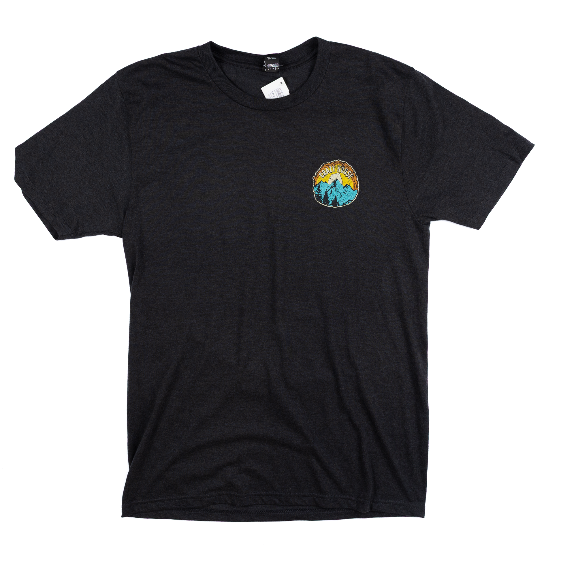 Crazy House Black Wood Grain T-shirt