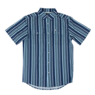 Men's Ferrell "The James" In Blue Short Sleeve Snap Shirt FPS1026040