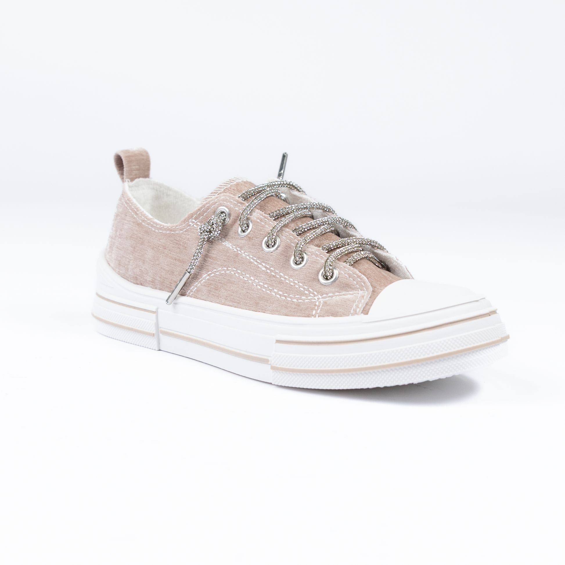Women's Very G Tan Aman Velvet Casual Sneakers 
