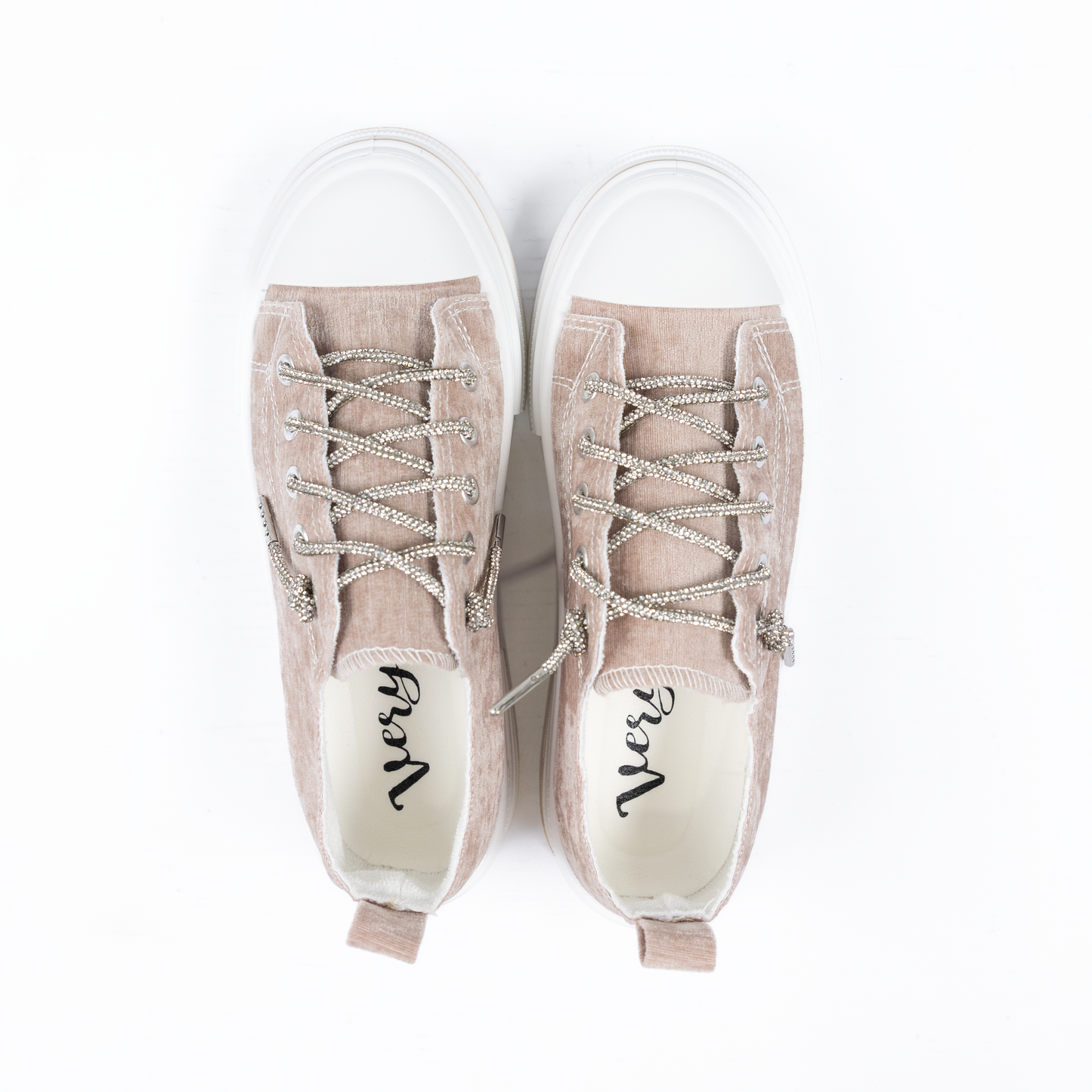 Women's Very G Tan Aman Velvet Casual Sneakers 