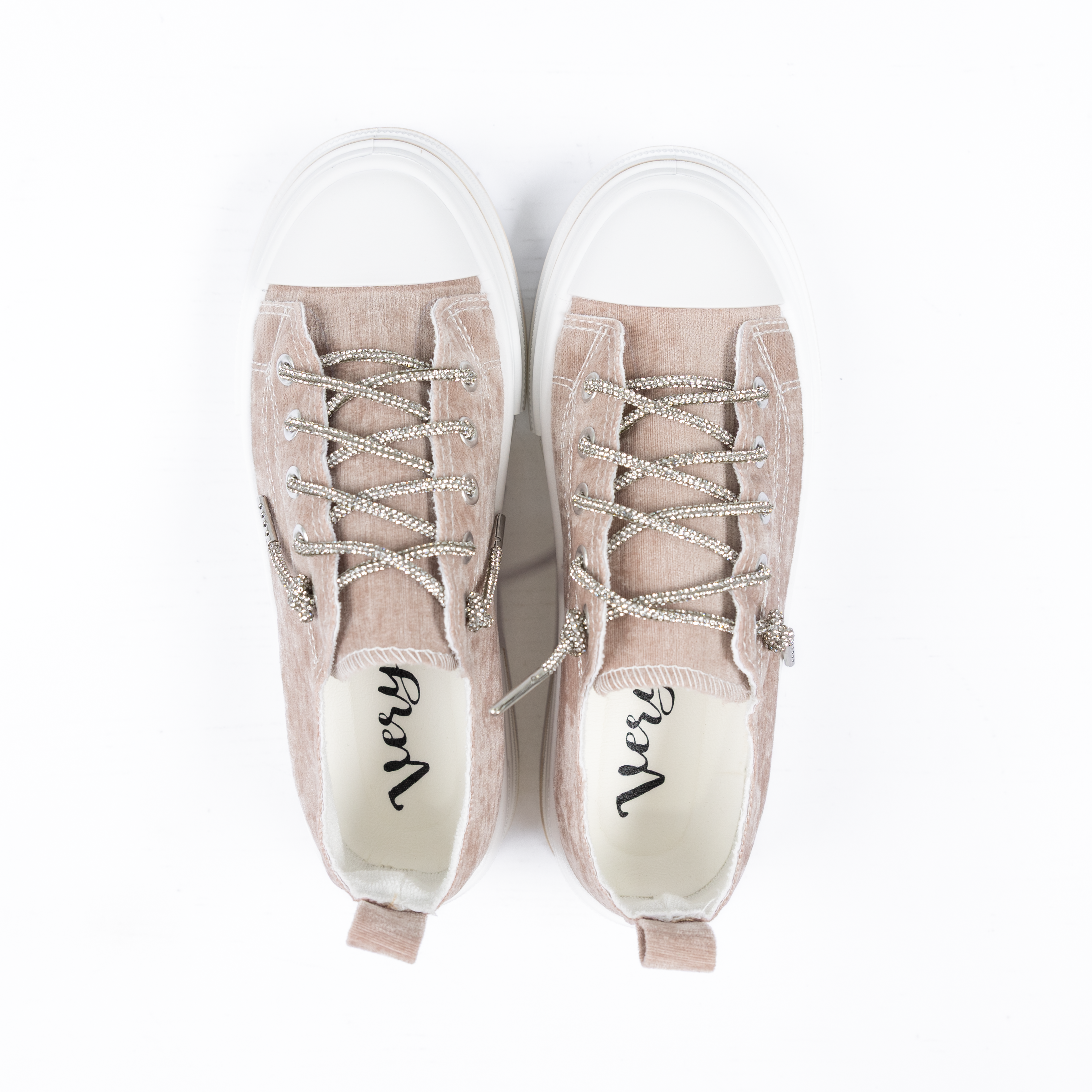 Women's Very G Tan Aman Velvet Casual Sneakers 