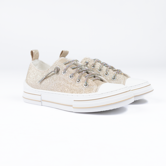 Women's Very G Gold Aman Glitter 2 Casual Sneakers