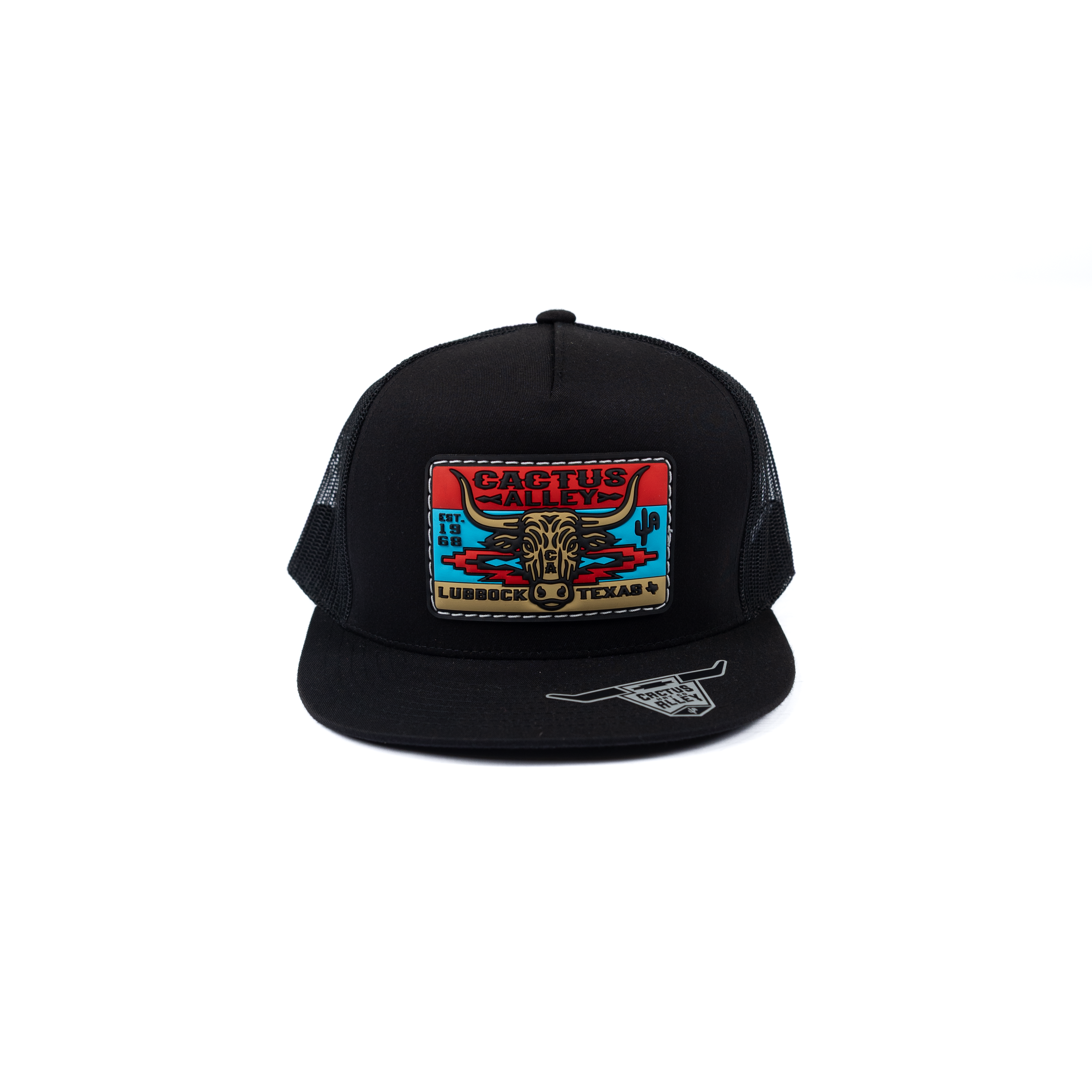 Men's Cactus Alley Black Cap With Pendleton Bull Patch