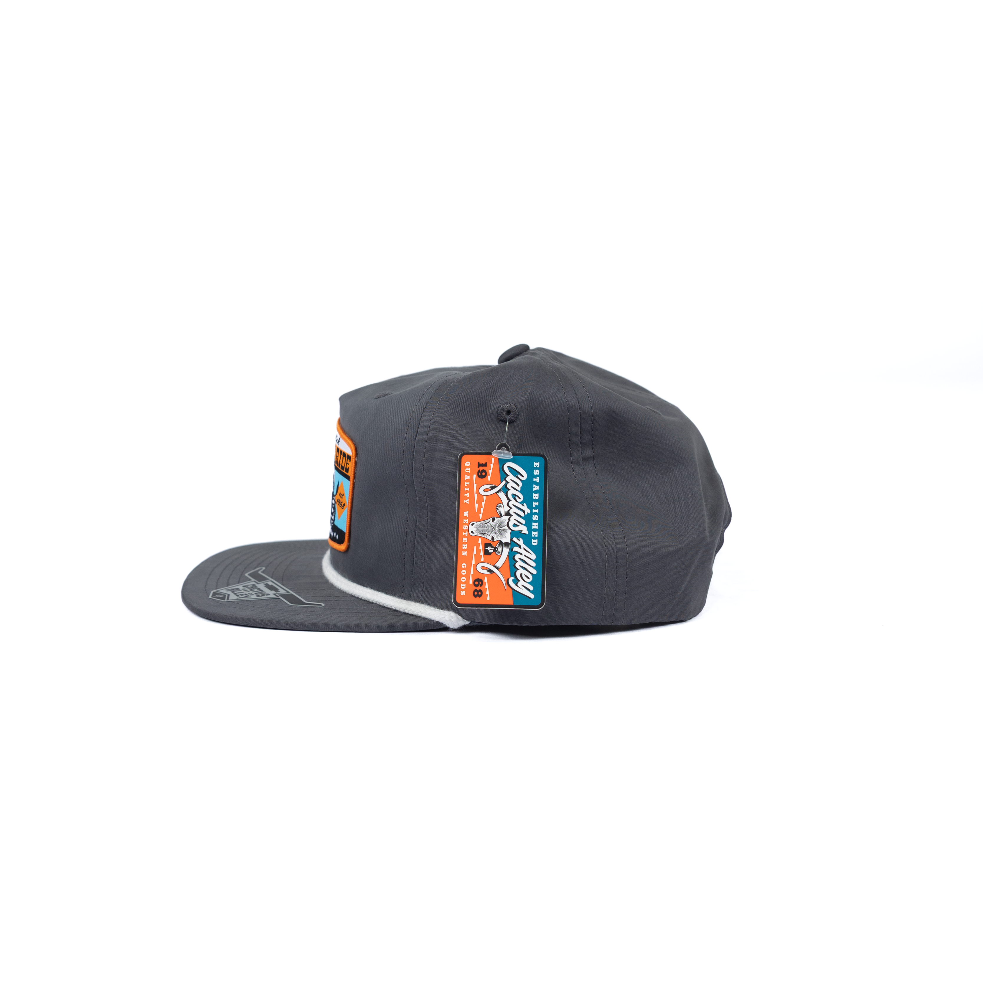 Men's Cactus Alley Gray Born To Ride Snapback