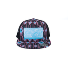 Women's Cactus Alley Pink and Blue Aztec Surfin Cowboys Cap 