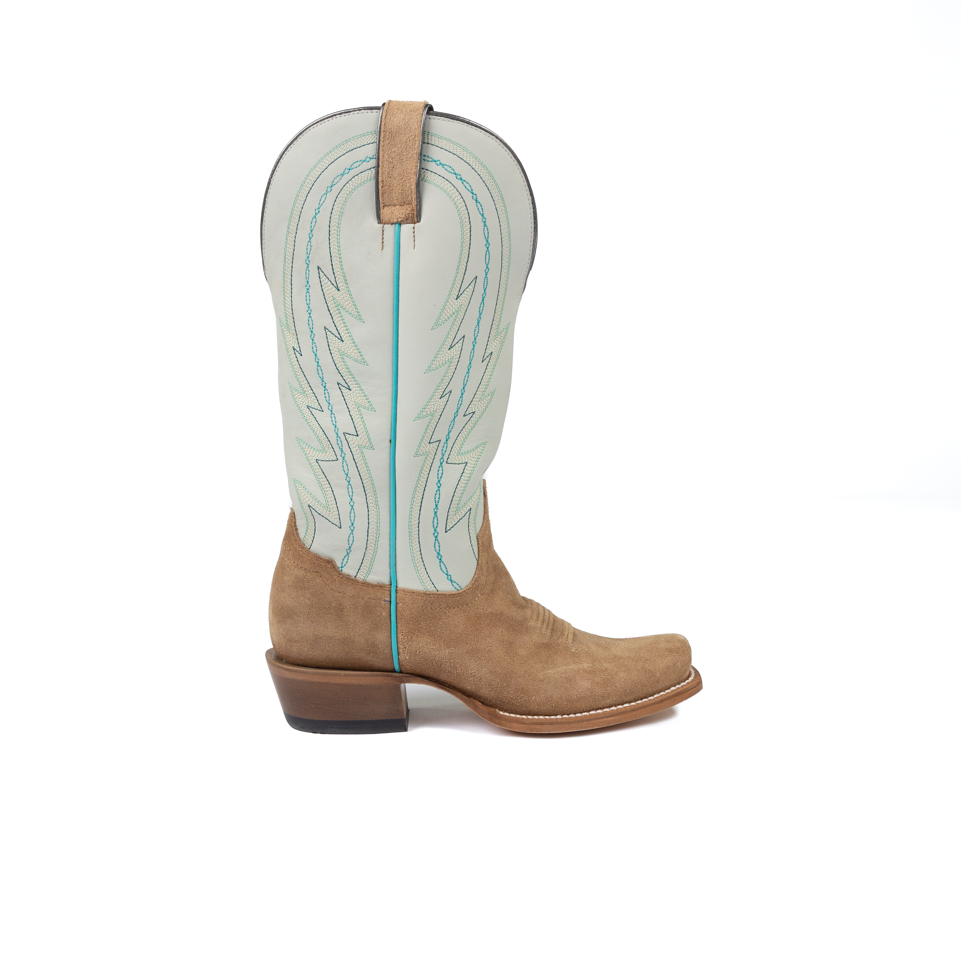 Women's Tony Lama Siena Taupe Leather Boots RN3621