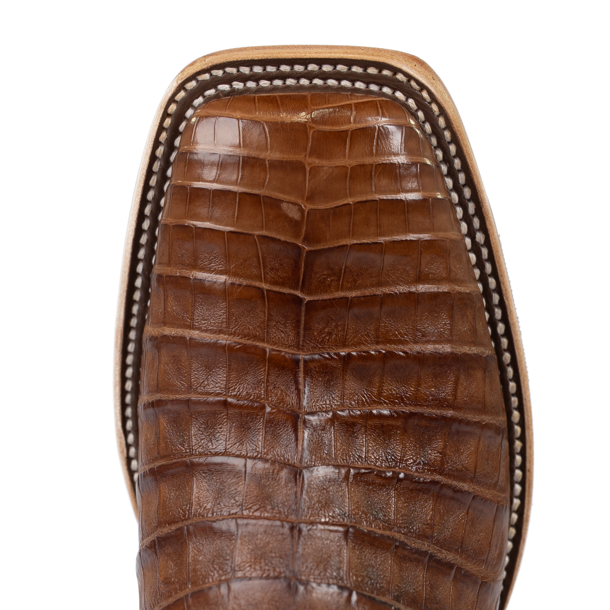 Men's Horsepower Top Hand Cigar Caiman Belly Square Toe Boots