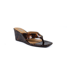 Women's Corky's Tortoise Dock Party Wedge Flip Flops 41-0681-TORT