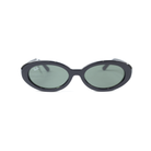 Ray-Ban Black Polished Oval Frame with Green Lenses 0RB2223-901-3154