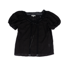 Women's Another Love Lula Black Puff Sleeve Top VCWV5297BLK