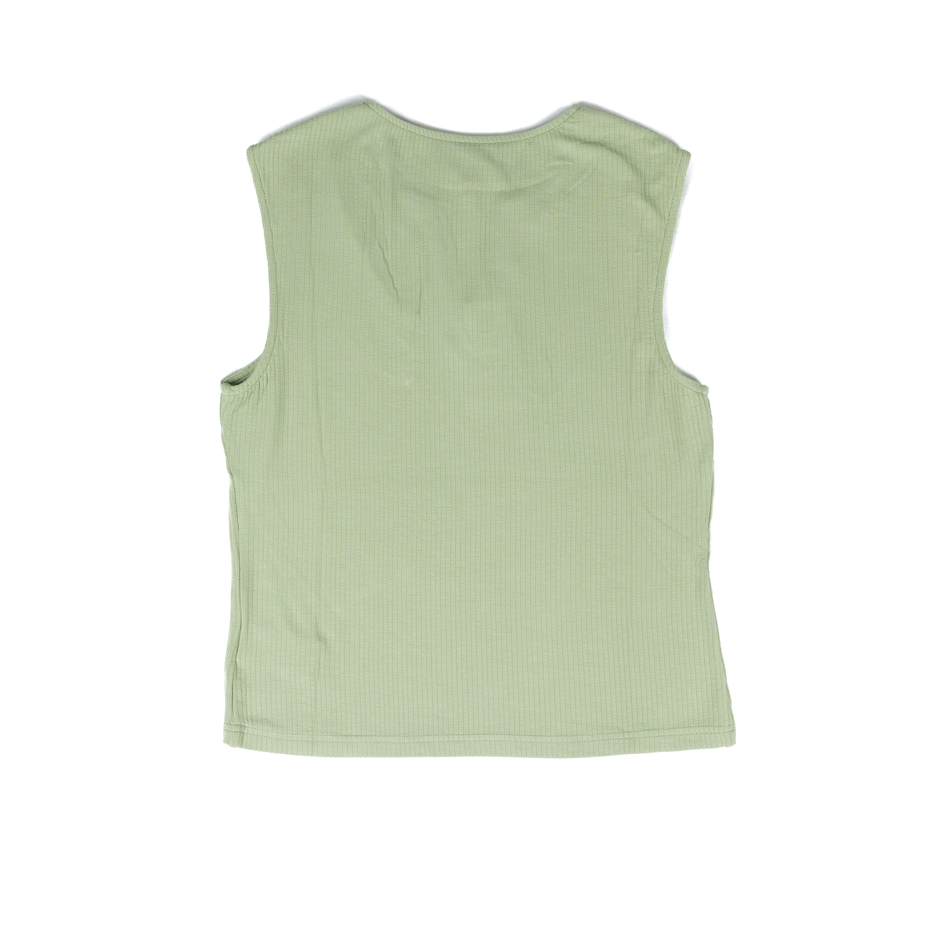 Women's Another Love Smoke Green Sleeveless Top AKN1000SKG