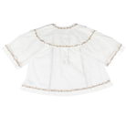 Women's Dear John White Jada Short Sleeve Blouse DSH1527WHT