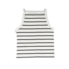 Women's Dear John Cream/Black Moira Striped Tank Top DKN2198CRB