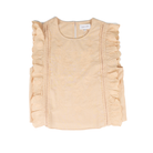 Women's Dear John Pale Peach Ulla Ruffled Sleeve Blouse DSH1536PAP