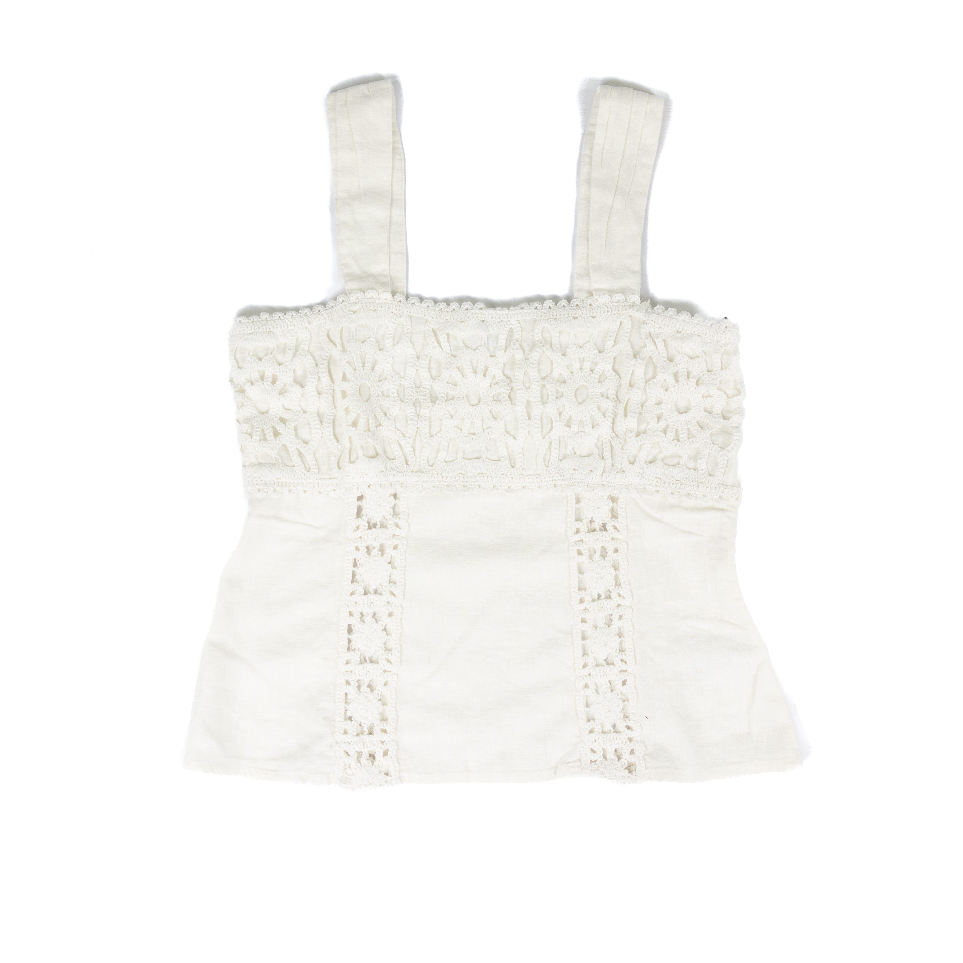 Women's Another Love Off White Eyelet Top VCWV5296OWT