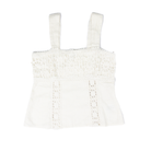 Women's Another Love Off White Eyelet Top VCWV5296OWT