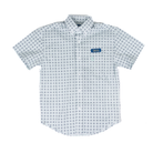 Boy's Panhandle Short Sleeve Geometric Print Button Down Shirt SBB3S08965