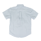 Boy's Panhandle Short Sleeve Geometric Print Button Down Shirt SBB3S08965