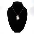 Women's Gallup White Buffalo and Silver Chain Necklace 