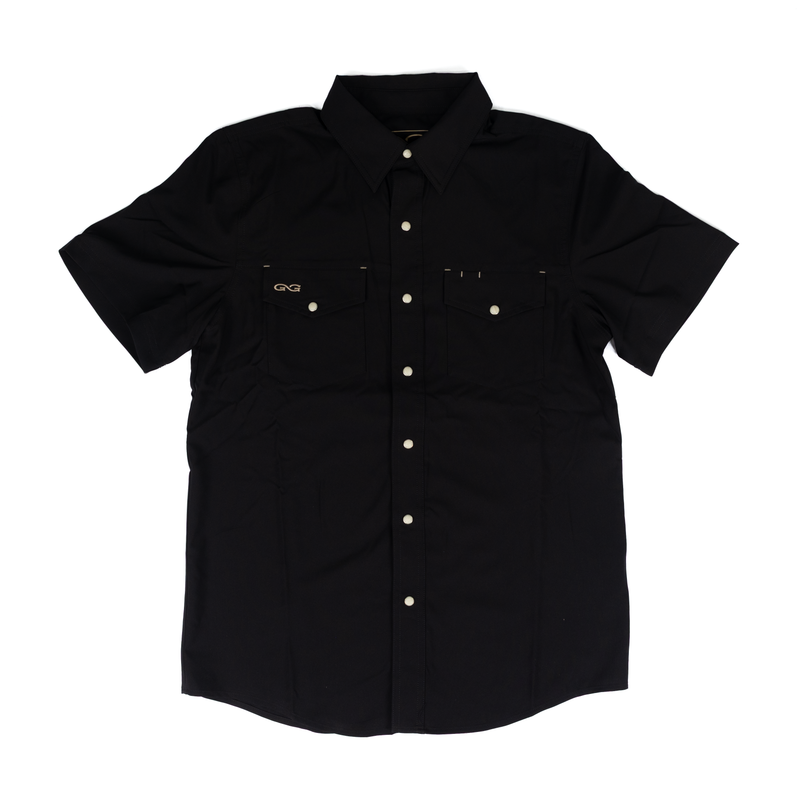 Men's Game Guard Short Sleeve Caviar Stockyard Shirt 1060:CAV