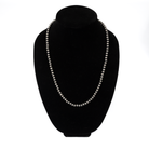 Women's Alzuni Silver Handmade 6MM 22" Navajo Pearl Necklace 