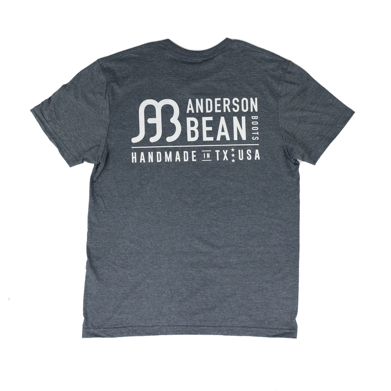 Men's Anderson Bean Gray Short Sleeve Logo T-Shirt 
