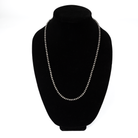 Women's Alzuni Silver Handmade 5MM 24" Navajo Pearl Necklace 