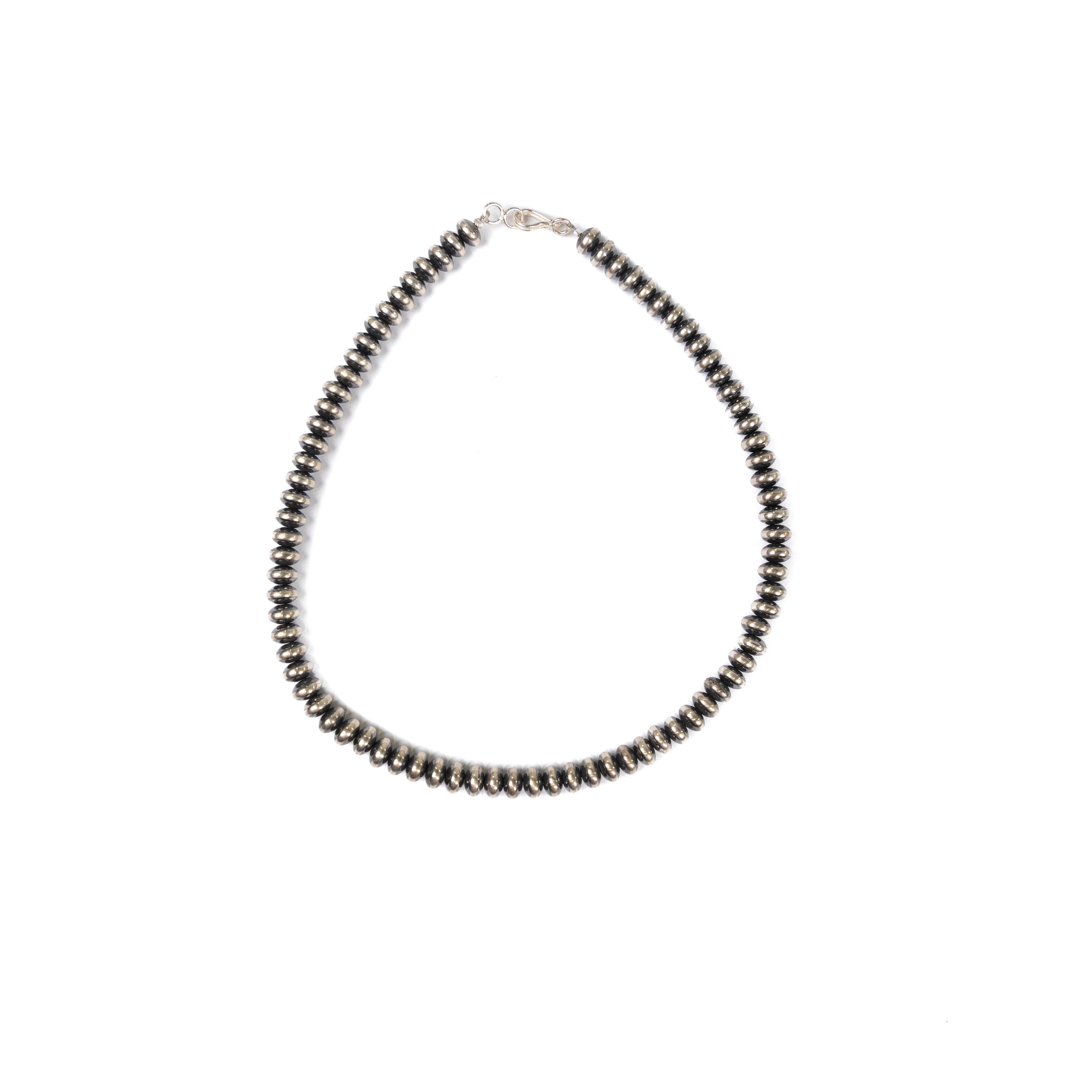 Women's Alzuni 6MM 14" Navajo Pearl Saucer Necklace 