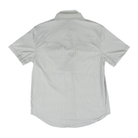 Men's Rock and Roll Short Sleeve Gray Striped TEK Snap Shirt BMN3S08706