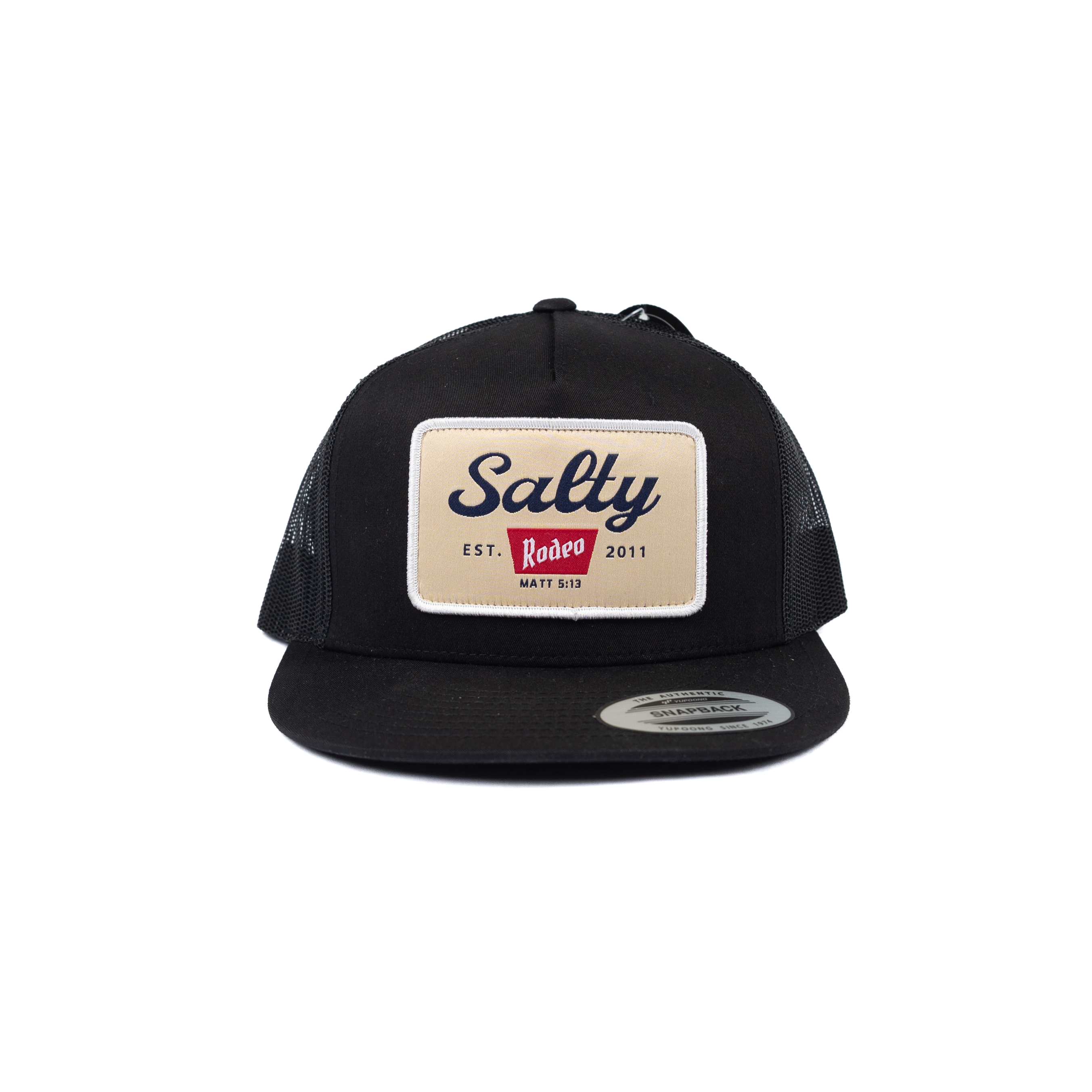 Men's Salty Rodeo Black Snapback with OG Patch SRCOG-BLK