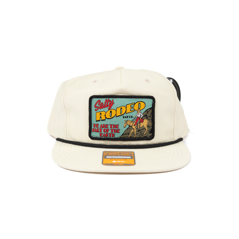 Men's Salty Rodeo Light Yellow Snapback with "Salt of the Earth" Patch SRCRIOBRAVO