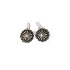 Women's Alzuni Silver Concho French Wire Earrings 