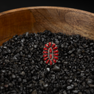 Women's Gallup Red Coral Cluster Ring 
