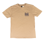 Crazy House Short Sleeve Khaki Printed T-shirt 