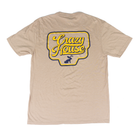 Crazy House Short Sleeve Khaki Printed T-shirt 