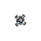 Women's Paul Livingston Turquoise Cross Ring