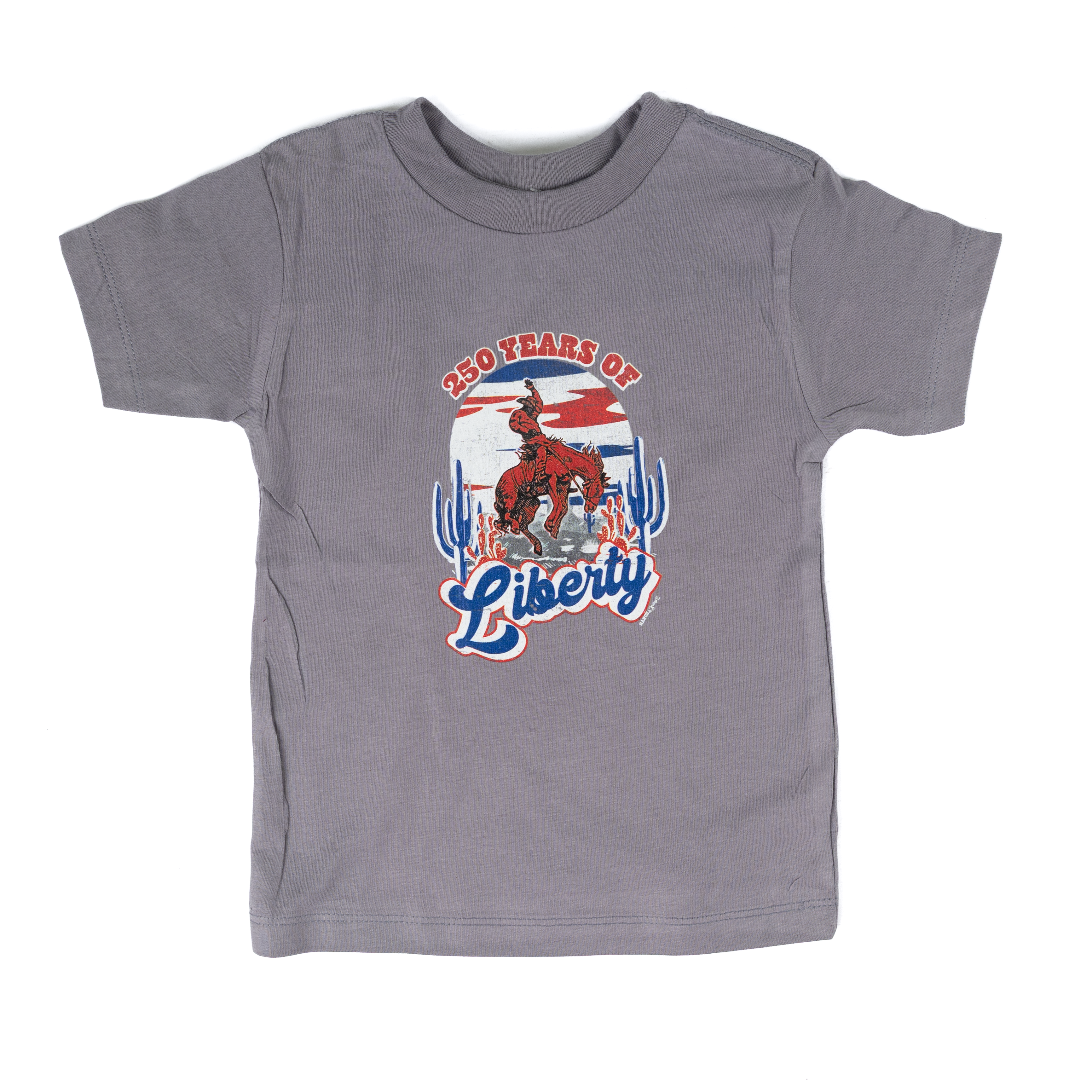 Girl's Youth Gray 250 Years of Liberty T-shirt 