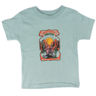 Girl's Youth Dusty Blue Crazy House World Tour Graphic T-shirt 