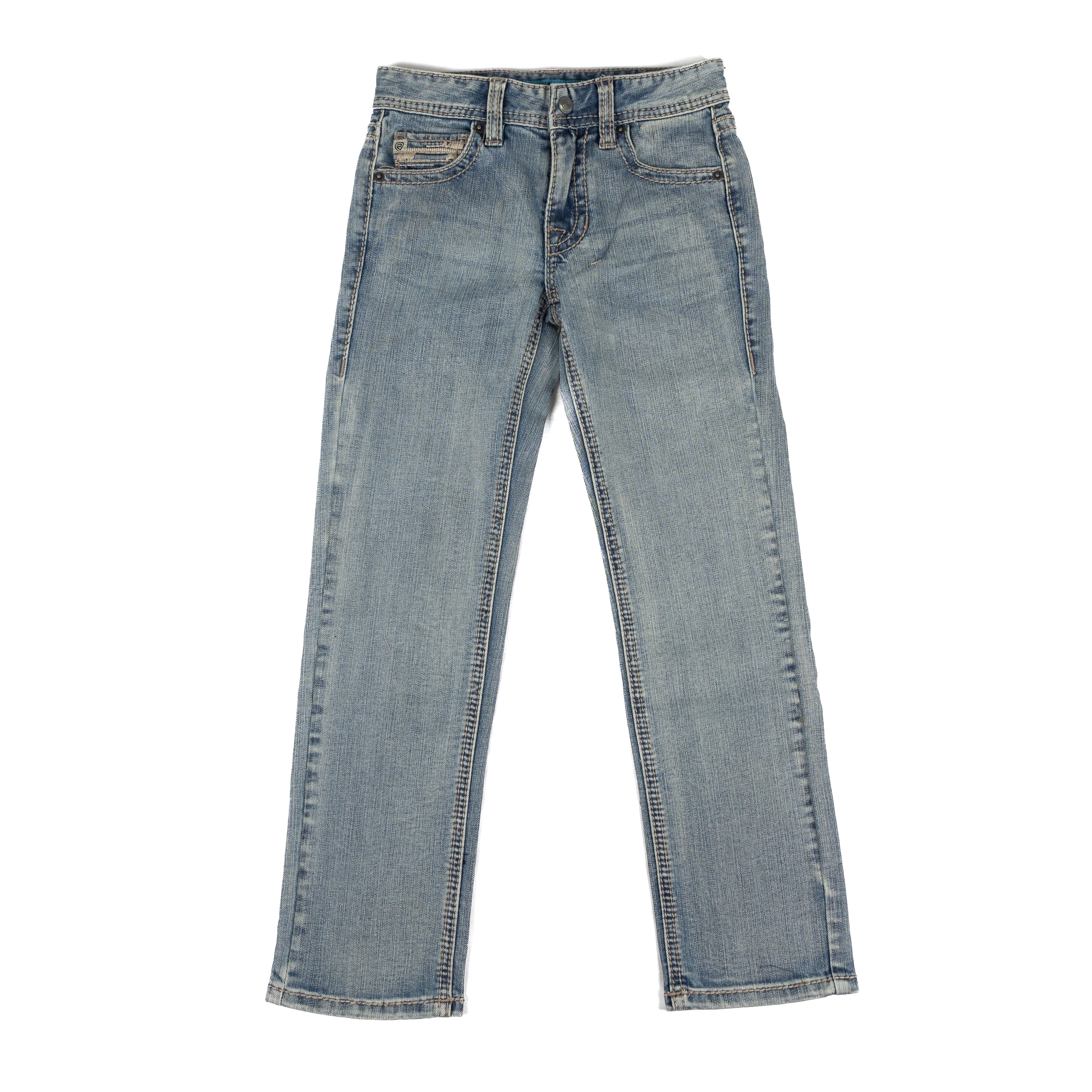 Rock and Roll Boy's Light Wash Revolver Slim Fit Jeans BB1RD09846
