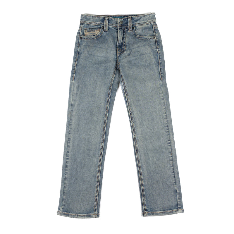 Rock and Roll Boy's Light Wash Revolver Slim Fit Jeans BB1RD09846