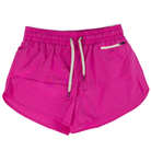 Women's Soft Woven Lined Shorts With Zip Coin Pocket NPL-6426