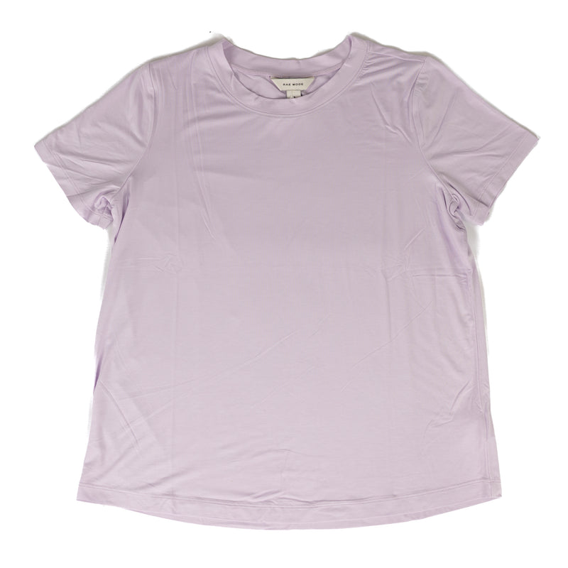 Rae Mode Women's Short Sleeve Round Neck Lightweight T-shirt 