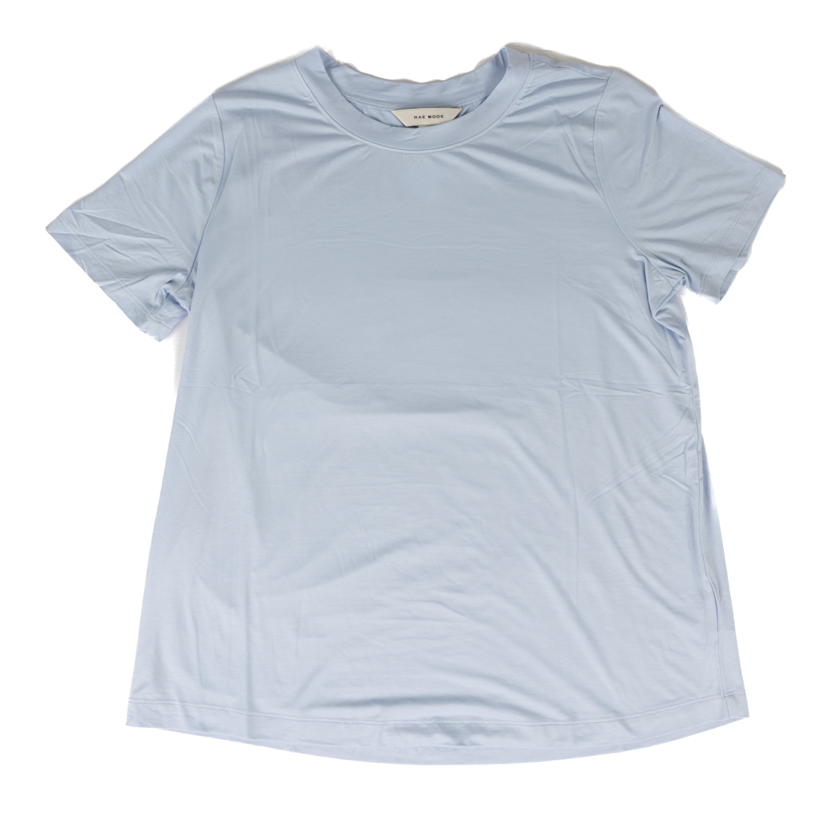 Rae Mode Women's Short Sleeve Round Neck Lightweight T-shirt 