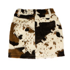 Rock and Roll Women's Cowhide Mini Skirt BW69B09390
