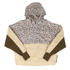 Hooey Women's Cheetah Print and Color Block Hoodie HH2627CRPR