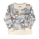 Hooey Girl's Long Sleeve Stallion Crew Neck Sweatshirt HH2603PR-Y